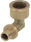 Tece flex Winkel&uuml;bergangsmuffe Dimension 25mm x Rp 3/4 ", Siliziumbronze 708104