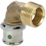 Viega Bogen 90 Grad mit SC-Contur Sanfix P 2114, d. 25mm x R 3/4", Rotguss 566265