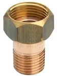 Viega Anschlussverschraubung 3335 flachdichtend, R 3/4" x G 1", Rotguss 320249