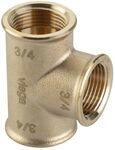 Viega T-St&uuml;ck 3130, Rp 1/2 " x Rp 3/8 " x Rp 1/2 ", Rotguss 264444