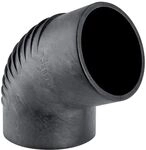 Geberit Silent-db20 Bogen 67 Grad, DN 90, PE-S2, Schwarz, 308670141 308670141