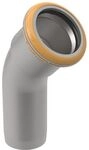 Geberit Mapress Therm Bogen 45 Grad, 108mm, Edelstahl, 42711 42711