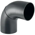 Geberit PE Segmentbogen 90 Grad, DN 200, PE-HD, Schwarz, 370055161 370055161