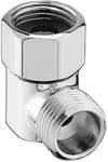 Hansa Entleerungsventil, G 1/2 ", Eckform, DN 15, Chrom, 04050100 04050100