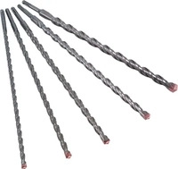 Alpen 1077809005100, Alpen Hammerbohrerset SDS-plus 450, 10/12/14/16/20mm,...