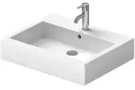 Duravit Vero Waschtisch 470x600x165mm mit HLB Aufsatz, Wei&szlig; Hochglanz, Rechteckig, 1
