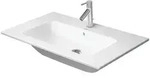 Duravit ME by Starck Waschtisch 490x830x180mm, Wei&szlig; Hochglanz, Rechteckig, 1