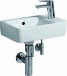 Geberit 276140600, Geberit Renova Compact Handwaschbecken Ablagefl. o. verk.