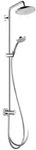 Hansgrohe Croma Showerpipe 220mm 1jet 18,5l/min Reno, Chrom 27224000