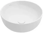 Villeroy & Boch Aufsatzwaschbecken Artis 430x430mm Rund ohne &Uuml;berlauf Wei&szlig; Alpin