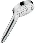 Hansgrohe Crometta Handbrause 100mm, 7,6l/min, 1jet EcoSmart, Wei&szlig;/Chrom 26333400
