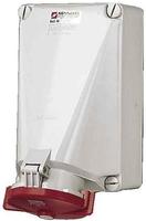 Mennekes 125A5P 6H400V Wanddose IP67 143 143
