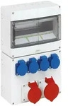 Spelsberg Steckdosenkombination STV 1224S, 400x250x122mm, IP44, Kunststoff, Grau