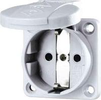 Mennekes 16A2P+E 230V 11030 SCHUKO-Anbau-Steckdose grau 11030