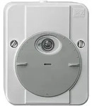Merten D&auml;mmerungszeitschaltuhr ARGUS 544890, 230V 2300W IP54, Kunststoff, Hellgrau