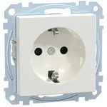 Merten Steckdose System M, 16A 250V, Thermoplast, Polarwei&szlig; gl&auml;nzend, MEG2401-0319