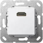 Gira HDMI Gender Changer Einsatz 566903, Reinwei&szlig; 566903