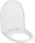 Geberit WC-Sitz Vivano mit Absenkautomatik, Befestigung von oben, Wei&szlig;/gl&auml;nzend