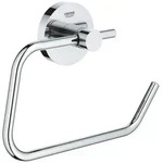 Grohe Essentials WC-Papierhalter, Toilettenpapierhalter ohne Deckel, Chrom, 40689001