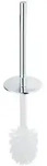 Keuco Edition 400 Toilettenb&uuml;rste mit Griff und Deckel, f&uuml;r 11564, Verchromt,