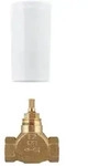 Grohe Unterputzventil-Unterteil, DN 15, vormontiertes Oberteil 1/2", kurze Spindel,