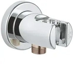 Grohe Relexa Wandanschlussbogen 1/2" Au&szlig;engewinde, mit Rosette und Wandbrausehalter,