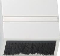 Gira Zentralplatte mit Klapphaube System 55, 50x50mm, Reinwei&szlig;, 068203 068203