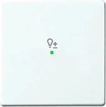Busch Jaeger 2CKA006220A0046, Busch Jaeger Wippe 1-fach Symbol Dimmer 6234-10-84