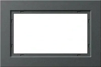 Gira 100123, Gira Abdeckrahmen E2 1,5-fach, Anthrazit, 100123 100123