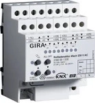 Gira 216000, Gira Rollladenaktor 4-fach, 230V, Handbet&auml;tigung, KNX, REG, 216000