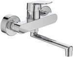 Ideal Standard Wand-Waschtisch-Armatur Ceraflex, Ausld. 160mm, Chrom B1717AA