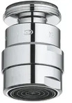 Grohe Kugelgelenk-Mousseur, Au&szlig;engewinde, M24x1, Durchflussklasse B, 25,2l/min...
