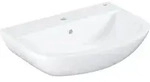 Grohe Bau Keramik Waschtisch, wandh&auml;ngend, 609x442mm, 1 Hahnloch, mit &Uuml;berlauf, aus
