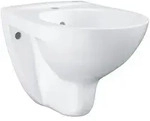 Grohe Bau Keramik Wandbidet, 1 Hahnloch, mit &Uuml;berlauf, aus Sanit&auml;rkeramik,
