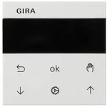 Gira Jalousie- und Schaltuhr Display System 3000, System 55, Reinwei&szlig;, 536603 536603