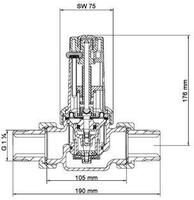 SYR Sasserath Druckminderer 315 AB DN 32, Einstellbereich 1,5-6 bar, Geh&auml;use...