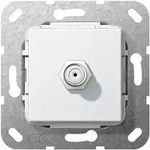Gira SAT-F-Buchse Gender Changer, Reinwei&szlig;, 565003 565003