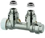 IMI Heimeier Ventil Multilux Zweirohr Eck, f&uuml;r Rp 1/2" Innengewinde und G 3/4"