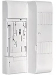 hager Z&auml;hlertragplatte BKE-AZ 3-phasig, univers Z, mit RfZ, 4+4 Platzeinheiten