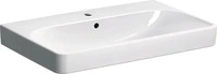 Geberit 500249011, Geberit Smyle Square Waschtisch, Breite 75cm, Tiefe 48cm, Hahnloch