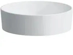 Laufen Waschtisch-Schale Kartell 420x420x135mm, ohne Hahnloch und &Uuml;berlauf, Wei&szlig;