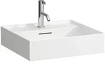 Laufen Waschtisch Kartell 460x500x145mm, mit 1 Hahnloch und &Uuml;berlauf, Wei&szlig;