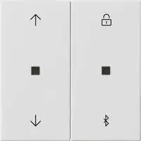 Gira Jalousie- und Schaltuhr System 3000 Bluetooth, System 55, Reinwei&szlig;, 536703