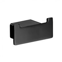 emco Loft Doppelhaken aus Zamak mit verdeckter Schraubbefestigung 70x30x33mm schwarz