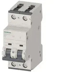 Siemens Leitungsschutzschalter 5SY42067 2-polig C 6A 10kA 400V Einbautiefe 70mm