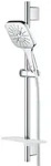 Grohe Rainshower SmartActive 130 Cube Brausestangenset, 600mm, Silverflex 1750mm, 3