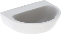 Geberit 500497011, Geberit Renova Handwaschbecken mit asymmetrischem &Uuml;berlauf,