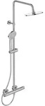 Ideal Standard Duschsystem Ceratherm T50 mit Brausethermostat Schlauch 1750mm Chrom