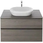 Duravit D-Neo Aufsatzbecken 600mm, Wei&szlig; Hochglanz, HalbOval, ohne &Uuml;berlauf und HLB