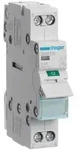 hager Ausschalter 16A 1 Schlie&szlig;er + Neutral 250V AC mit Leuchtmelder 1PLE SBM216